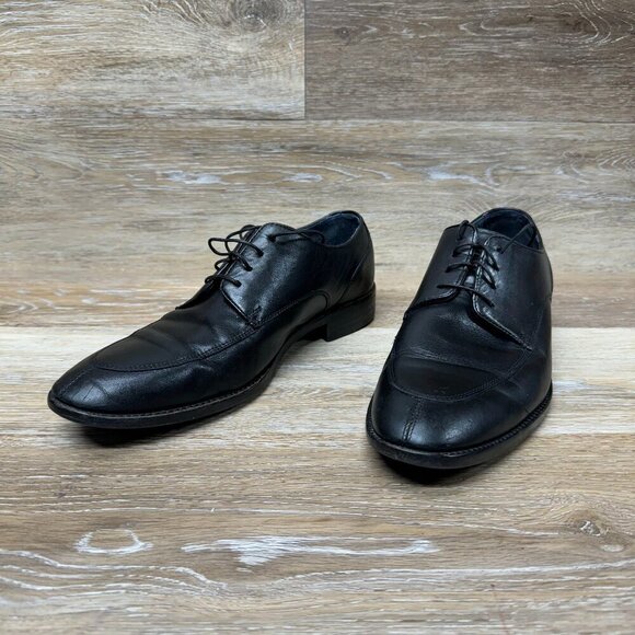 Cole Haan Lennox Hill Split-Toe Black Leather Oxford Shoes Men s Size 7.5 main image 6